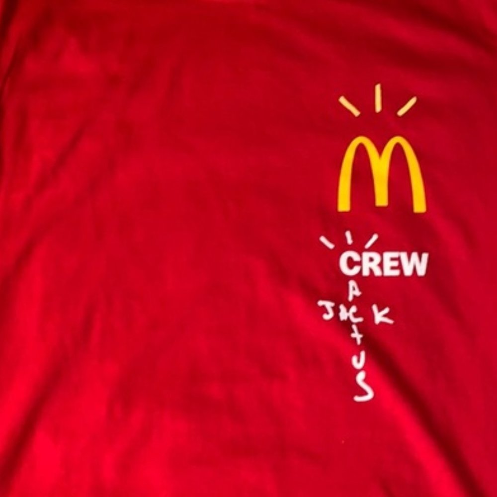 Negotiable!! Travis Scott McDonald's Crew Shirt
